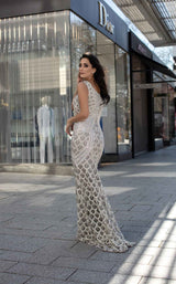 3 of 4 Chic and Holland HF1518 Dress Silver