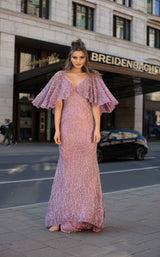 2 of 4 Chic and Holland HF1529 Dress Mauve