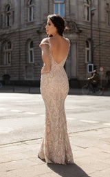 5 of 6 Chic and Holland HF1530 Dress Champagne