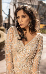 4 of 4 Chic and Holland HF1552 Dress Nude