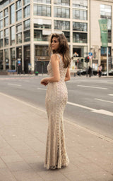3 of 4 Chic and Holland HF1557 Dress Nude