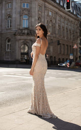 3 of 4 Chic and Holland HF1558 Dress Nude