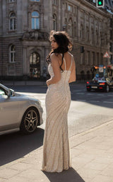 3 of 4 Chic and Holland HF1560 Dress Nude