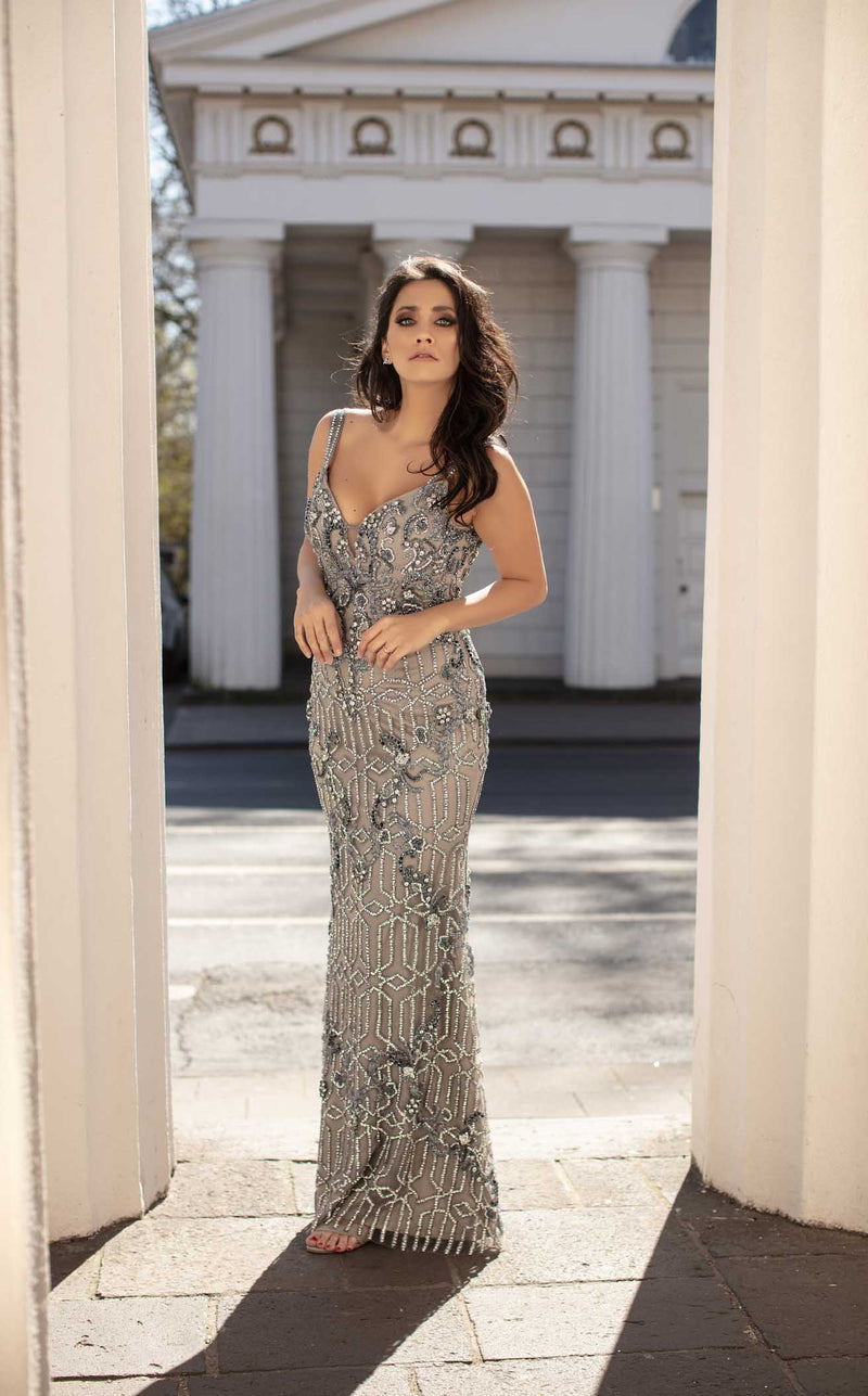 mink grey dress Chantelle Dress