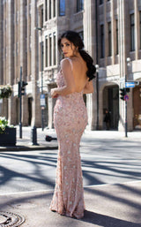 3 of 4 Chic and Holland HF1564 Dress Light-Pink