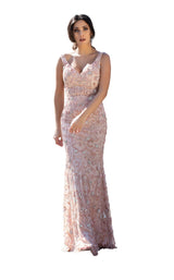 1 of 4 Chic and Holland HF1564 Dress Light-Pink