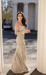 3 of 4 Chic and Holland HF1568 Dress Nude