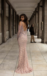 3 of 4 Chic and Holland HF1573 Dress Mauve