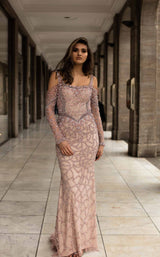 2 of 4 Chic and Holland HF1573 Dress Mauve