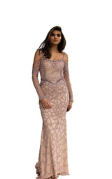 1 of 4 Chic and Holland HF1573 Dress Mauve