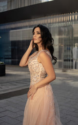 4 of 4 Chic and Holland HF1576S Dress Champagne