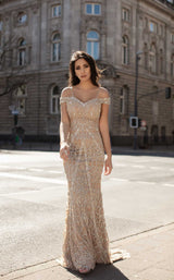 2 of 4 Chic and Holland HF1578 Dress Nude