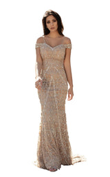 1 of 4 Chic and Holland HF1578 Dress Nude