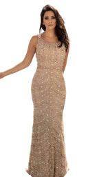 1 of 4 Chic and Holland HF1582 Dress Nude