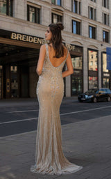 3 of 4 Chic and Holland HF1589 Dress Nude