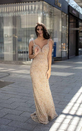2 of 5 Chic and Holland HF1592 Dress Nude