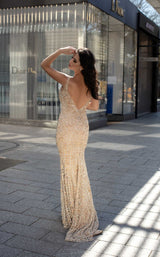 3 of 5 Chic and Holland HF1592 Dress Nude