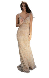 1 of 5 Chic and Holland HF1592 Dress Nude