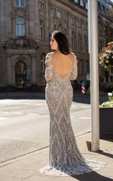 3 of 4 Chic and Holland HF1597 Dress Grey