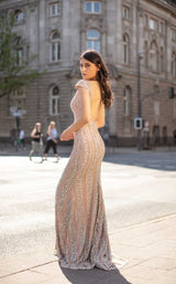 3 of 4 Chic and Holland HF1600 Dress Champagne