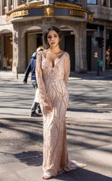 2 of 3 Chic and Holland HF1610 Dress Light-Pink