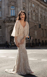 2 of 7 Chic and Holland HF1611 Dress Nude