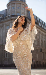 7 of 7 Chic and Holland HF1611 Dress Nude