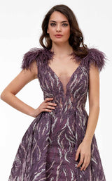 3 of 6 Ivory IV92162 Purple