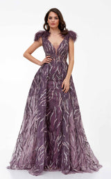 1 of 6 Ivory IV92162 Purple