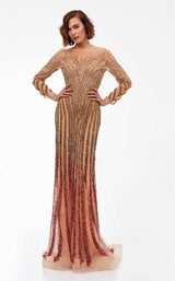 1 of 6 Ivory IV92172 Gold-Navy