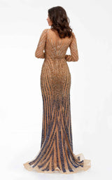 5 of 6 Ivory IV92172 Gold-Navy