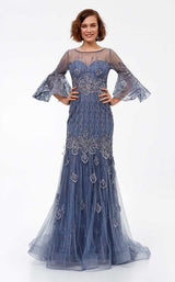 2 of 10 Ivory IV92177 Dark Blue