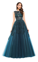 1 of 8 Colors Dress J034 Dress Deep-Green