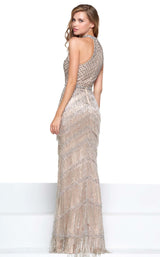 2 of 4 Colors Dress J074 Dress Silver-Nude