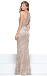 2 of 4 Colors Dress J074 Dress Silver-Nude