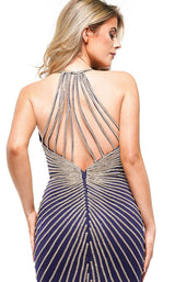 12 of 12 Colors Dress J105 Dress Navy-Gold