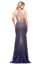 6 of 12 Colors Dress J105 Dress Navy-Gold