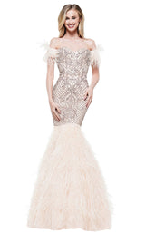 1 of 6 Colors Dress J108 Dress Blush-Nude