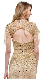 5 of 5 Colors Dress J114 Dress Gold