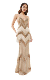 1 of 8 Colors Dress J118 Dress Gold