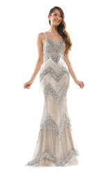 2 of 8 Colors Dress J118 Dress White-Nude