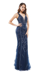 2 of 12 Colors Dress J124 Dress Navy