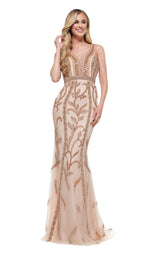 3 of 12 Colors Dress J124 Dress Rose-Gold