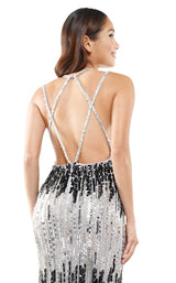 4 of 4 Colors Dress J125 Dress Silver-Black