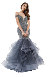 2 of 8 Colors Dress J126 Dress Gunmetal