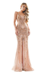 1 of 4 Colors Dress J137 Dress Rose-Gold