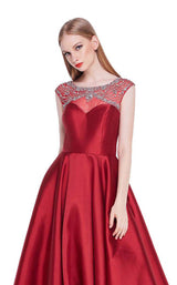 8 of 14 Jadore J14017 Burgundy