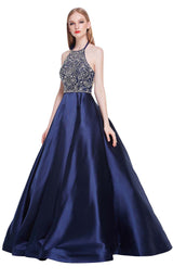 1 of 8 Jadore J14024 Navy