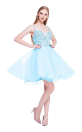 2 of 8 Jadore J14076 Light Blue