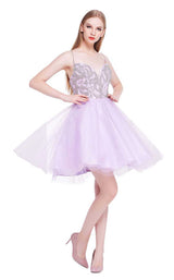 3 of 8 Jadore J14076 Light Purple